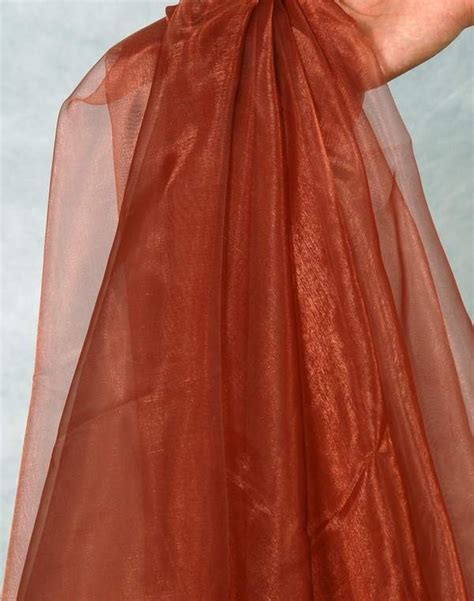 Rust Organza Midi